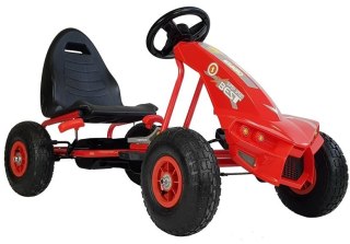 Gokart na Pedały A-18 Czerwony LEAN Toys