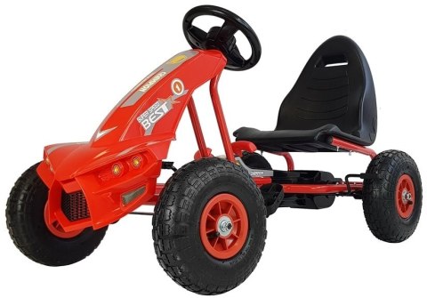 Gokart na Pedały A-18 Czerwony LEAN Toys