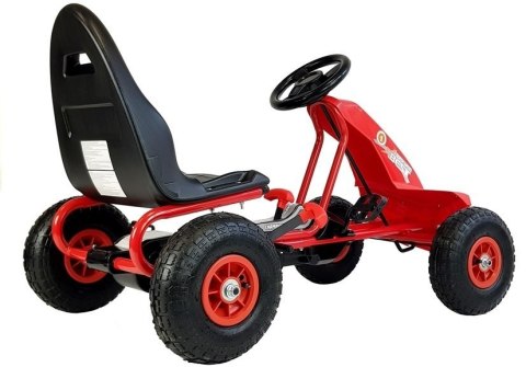 Gokart na Pedały A-18 Czerwony LEAN Toys