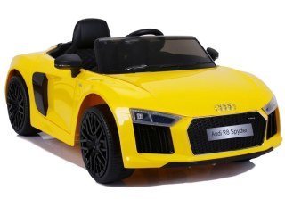 Pojazd na Akumulator Audi R8 JJ2198 Żółte LEAN CARS