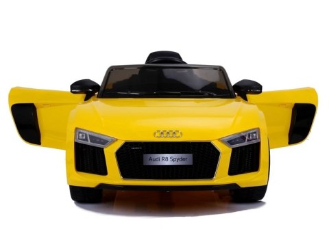 Pojazd na Akumulator Audi R8 JJ2198 Żółte LEAN CARS