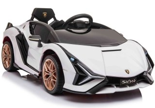 Auto na akumulator Lamborghini Sian Biały LEAN CARS