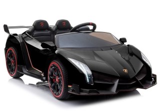 Auto na akumulator Lamborghini Veneno Czarny LEAN CARS