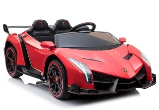 Auto na akumulator Lamborghini Veneno Czerwony LEAN CARS