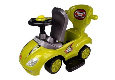 Jeździk z Pchaczem Mega Car 3w1 Żółty LEAN Toys