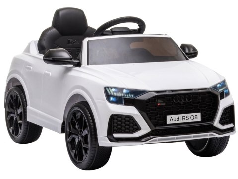 Samochód na akumulator Audi RS Q8 biały LEAN CARS