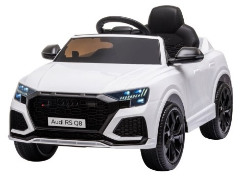 Samochód na akumulator Audi RS Q8 biały LEAN CARS