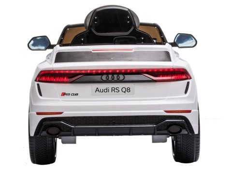 Samochód na akumulator Audi RS Q8 biały LEAN CARS