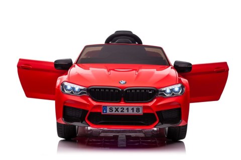 Auto Na Akumulator BMW M5 Czerwone Lakierowane LEAN CARS