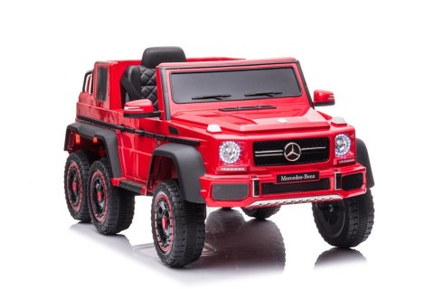 Auto Na Akumulator Mercedes Benz G63 6X6 Czerwony LEAN CARS