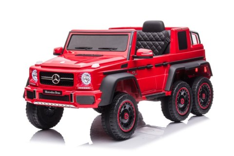 Auto Na Akumulator Mercedes Benz G63 6X6 Czerwony LEAN CARS