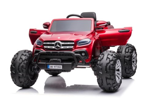 Auto Na Akumulator Mercedes DK-MT950 4x4 Czerwony Lakierowany LEAN CARS