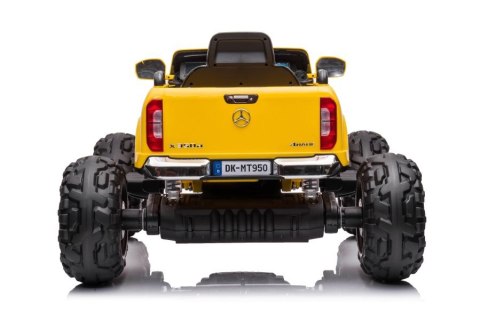 Auto Na Akumulator Mercedes DK-MT950 4x4 Złoto-Żółty Lakierowany LEAN CARS