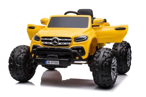 Auto Na Akumulator Mercedes DK-MT950 4x4 Złoto-Żółty Lakierowany LEAN CARS