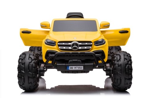 Auto Na Akumulator Mercedes DK-MT950 4x4 Złoto-Żółty Lakierowany LEAN CARS