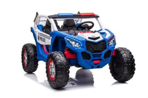 Auto na Akumulator Buggy XB-2118 Policyjne Niebieskie 4x4 LEAN CARS