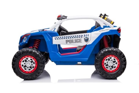 Auto na Akumulator Buggy XB-2118 Policyjne Niebieskie 4x4 LEAN CARS