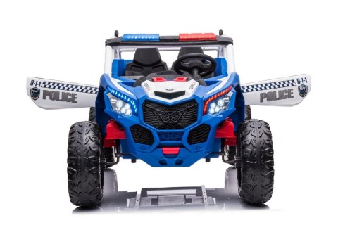 Auto na Akumulator Buggy XB-2118 Policyjne Niebieskie 4x4 LEAN CARS