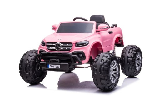 Auto na Akumulator Mercedes DK-MT950 4x4 Jasny Róż LEAN CARS