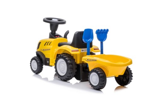 Jeździk Traktor 658T Żółty LEAN CARS