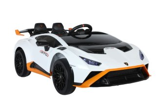 Auto Na Akumulator Lamborghini STO DRIFT Białe LEAN CARS