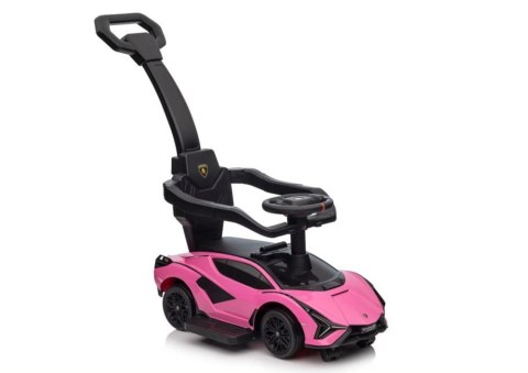 Lamborghini QLS-996T Ride-on With Pusher Pink LEAN CARS