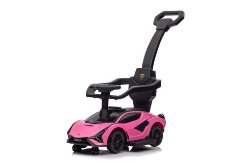 Lamborghini QLS-996T Ride-on With Pusher Pink LEAN CARS