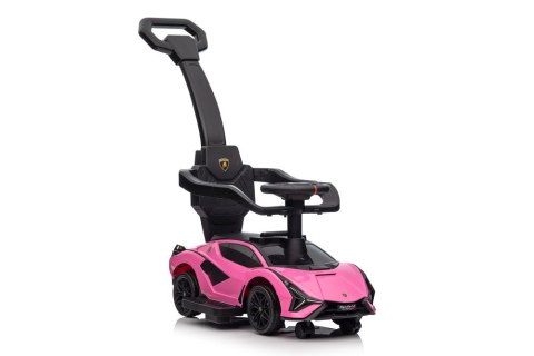 Lamborghini QLS-996T Ride-on With Pusher Pink LEAN CARS