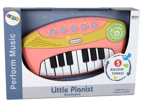 Pianino Interaktywne Różowe Little Pianist LEAN Toys