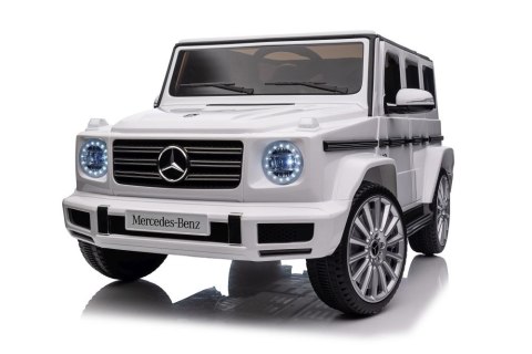 Pojazd Na Akumulator Mercedes G500 Biały 4x4 LEAN CARS