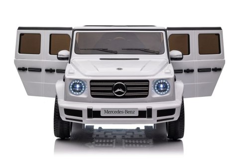 Pojazd Na Akumulator Mercedes G500 Biały 4x4 LEAN CARS