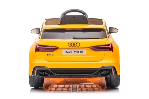 Pojazd na Akumulator Audi RS6 BRD-2118 Żółty LEAN CARS