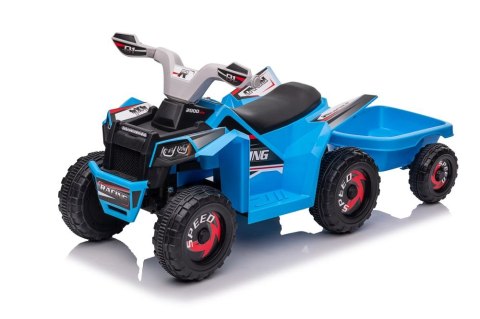 Quad Na Akumulator XMX630T Niebieski Z Przyczepą LEAN CARS