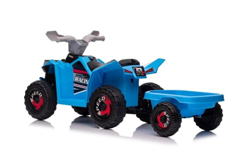 Quad Na Akumulator XMX630T Niebieski Z Przyczepą LEAN CARS