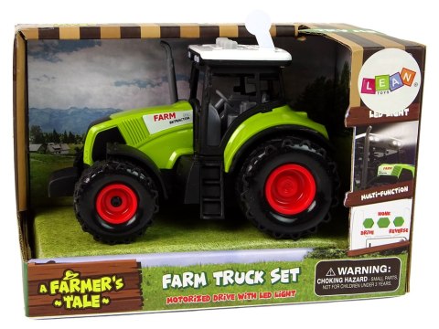 Traktor dla Dzieci Autko Farma Zielony LEAN Toys