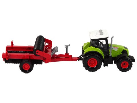 Traktor dla Dzieci z Przyczepką Autko Farma LEAN Toys