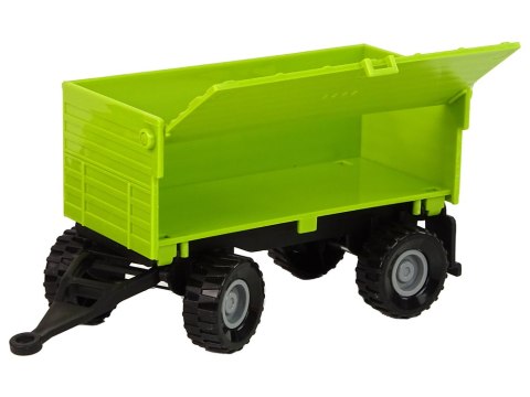 Traktor z Przyczepą Zielony Farma LEAN Toys