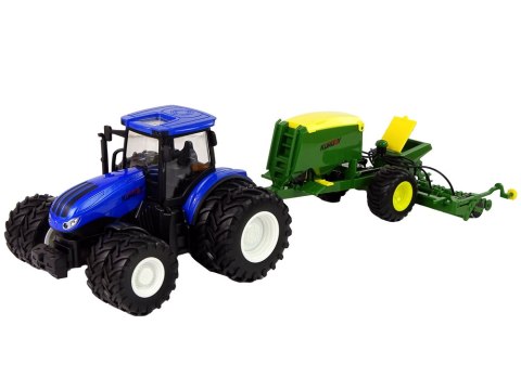 Traktor zdalnie sterowany w skali 1:24 z akcesoriami LEAN Toys