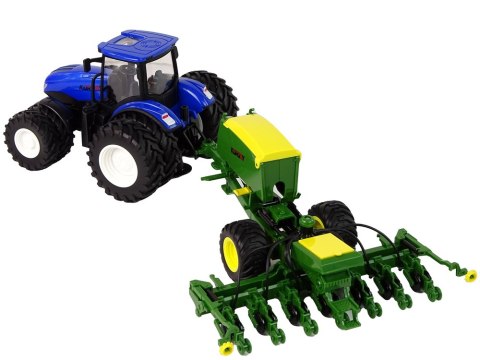 Traktor zdalnie sterowany w skali 1:24 z akcesoriami LEAN Toys