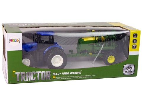 Traktor zdalnie sterowany w skali 1:24 z akcesoriami LEAN Toys