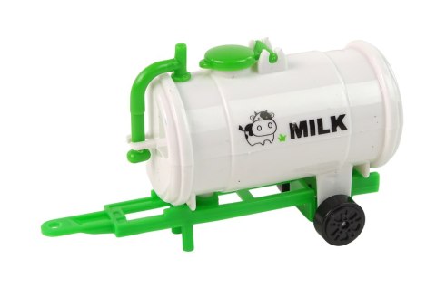 Zestaw Farma Traktor Zbiornik Na Mleko Krowa 1:64 LEAN Toys