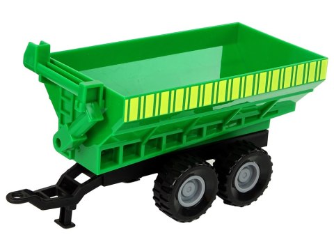 Zestaw Traktor z Maszynami Przyczepa Cysterna Dźwięki LED LEAN Toys