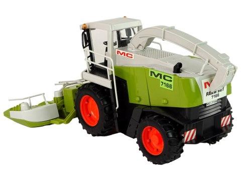 Zielony Kombajn Ruchome Części Duży MC 7166 LEAN Toys