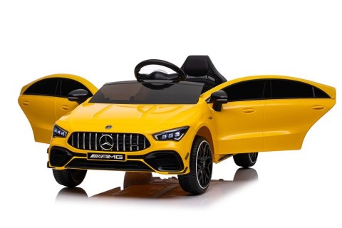 Auto Na Akumulator Mercedes CLA 45s AMG Żółty 4x4 LEAN CARS