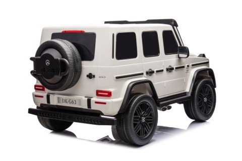 Auto Na Akumulator Mercedes G63 XXL Biały 4x4 LEAN CARS