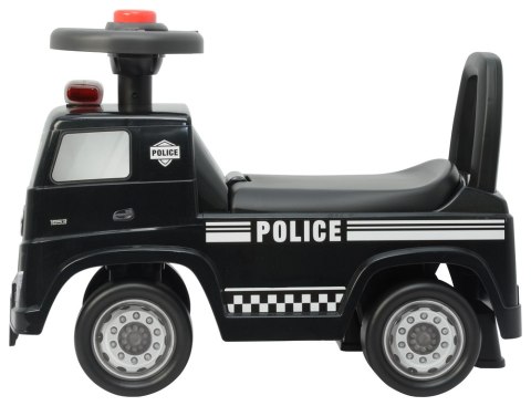 Jeździk Mercedes Actros Policja 3316A Czarny LEAN Toys