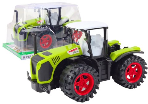 Traktor Farmerski Duży Napęd Frykcyjny Zielony Pojazd Rolniczy LEAN Toys