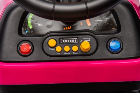 Traktor Na Akumulator BBH-030 Różowy LEAN CARS