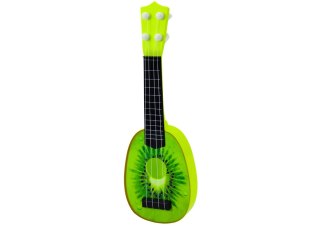 Ukulele Dla Dzieci Mini Gitara 4 Struny Owoc Kiwi Zielona 15" LEAN Toys