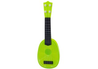 Ukulele Dla Dzieci Mini Gitara 4 Struny Owoc Limonka Zielona 15" LEAN Toys